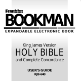 Franklin KJB-640 User manual