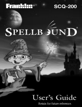 Franklin SpellBound SCQ-200 User manual