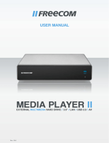 Freecom Media Player II User manual