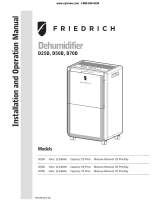 Frigidaire D70D User manual