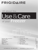 Frigidaire Freezer User manual