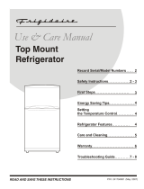 Frigidaire FRT105GW0 User manual