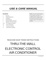 Frigidaire THRU-THE-WALL User manual