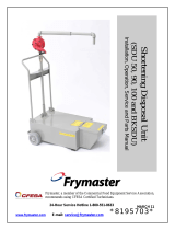 Frymaster BKSDU User manual