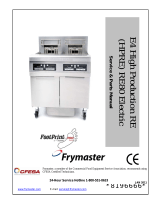 Frymaster FOOTPRINT RE80 User manual