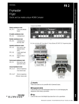 Frymaster FR2 User manual