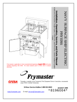 Frymaster Navy Surface Ship Electric Fryer (Aug 03 - Apr 06) User manual