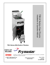 Frymaster TB14 User manual