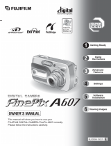 Fujifilm FinePix A607 User manual