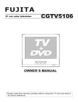 Fujita WH-TV/DVD21NO User manual