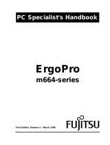 Fujitsu m664 User manual