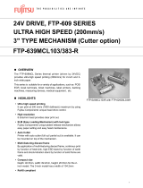 Fujitsu FTP-639MCL103/383-R User manual