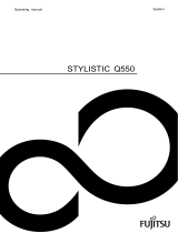Fujitsu LifeBook Stylistic Q550 User manual