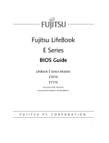 Fujitsu LIFEBOOK E7010 User manual