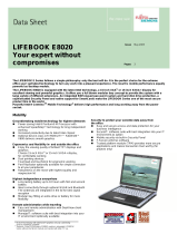 Fujitsu Lifebook E8020 User manual