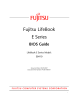 Fujitsu Lifebook E8410 User manual