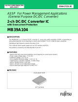 Fujitsu MB39A104 User manual