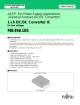 Fujitsu MB39A105 User manual