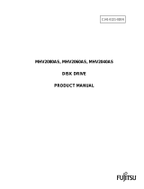 Fujitsu MHV2080AS User manual