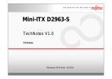Fujitsu Mini-ITX D2963-S User manual