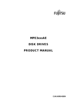 Fujitsu MPE3XXXAE User manual
