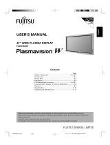 Fujitsu P42HHS30E User manual