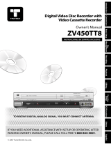 Funai ZV450TT8 User manual