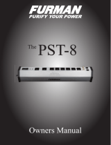 Furman PST-8 User manual
