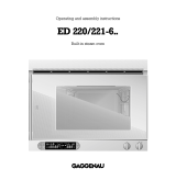 Gaggenau ED 220/221-6 User manual