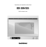 Gaggenau ED 220-100 User manual