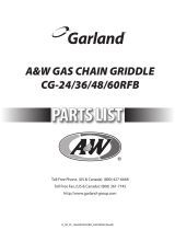 Garland A&W CG-24/36/48/60RFB User manual