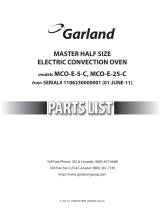 Garland MCO-E-5-C User manual