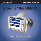 Garmin NUVI 610T User manual