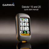 Garmin Dakota Series 10 Quick start guide