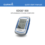 Garmin Edge500 User manual
