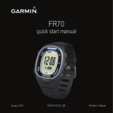 Garmin FR70 User manual