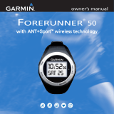Garmin Forerunner 50 User manual