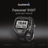 Garmin Forerunner® 910XT Quick start guide