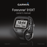 Garmin Forerunner 910XT User manual