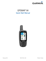 Garmin GPS GPS Map 64 Quick start guide