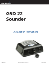 Garmin GSD 22 Digital Remote Sounder Installation guide