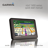 Garmin Nüvi 1400 Series User manual