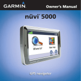 Garmin nvi 5000 User manual