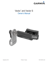 Garmin Vector Vector S Owner's manual