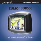 Garmin ZUMO 500/550 User manual
