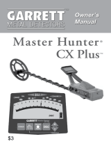 Garrett Metal Detectors CX Plus User manual