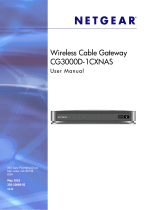 Gateway Netgear CG3000 Cable Modem Router User manual