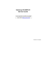 Gateway EC18 User manual