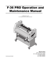 GBC F-36 User manual