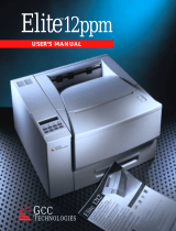 GCC Printers Elite 12ppm Series User manual